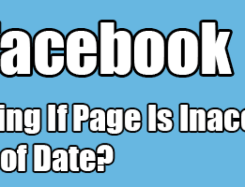 Is Facebook Asking You if Your Page is Inaccurate or Out of Date?